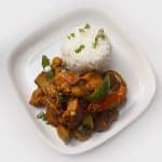 Kadai Chicken (Stir-fried Chicken with Peppers)