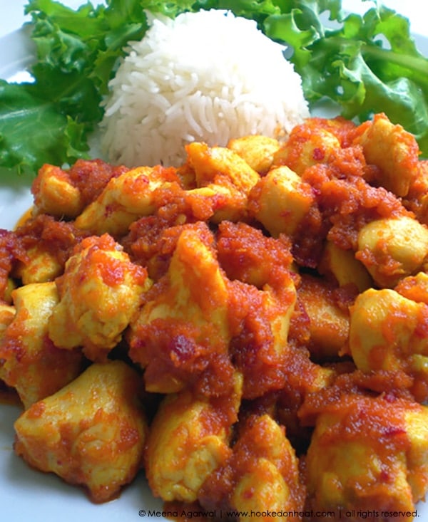 Ayam Masak Merah (Malaysian-style Chicken in Spicy Tomato Sauce)