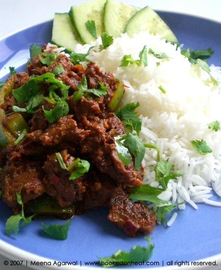 Lamb with Green Peppers