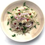 Recipe for Jeera Pulao (Cumin Pilaf) taken from www.hookedonheat.com. Visit site for detailed recipe.