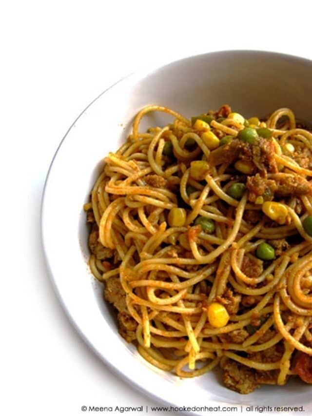 Indian-style Spaghetti