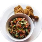 Recipe for Mung Bean Salad, taken from www.hookedonheat.com. Visit site for detailed recipe.