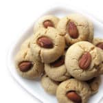 Recipe for Almond Cookies, taken from www.hookedonheat.com. Visit site for detailed recipe.