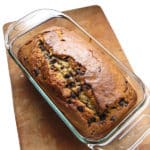 Recipe for Choco-Chip Banana Bread taken from www.hookedonheat.com. Visit site for detailed recipe.