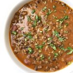 Recipe for Instant Pot Dal Makhani taken from www.hookedonheat.com. Visit site for detailed recipe.