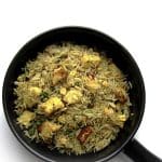 Recipe for Vegetable Pulao with Paneer taken from www.hookedonheat.com. Visit site for detailed recipe.