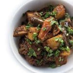 Aloo Baingan (Indian-style Potato & Eggplant Stir-fry)
