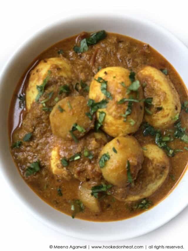Egg and Potato Curry Hooked on Heat