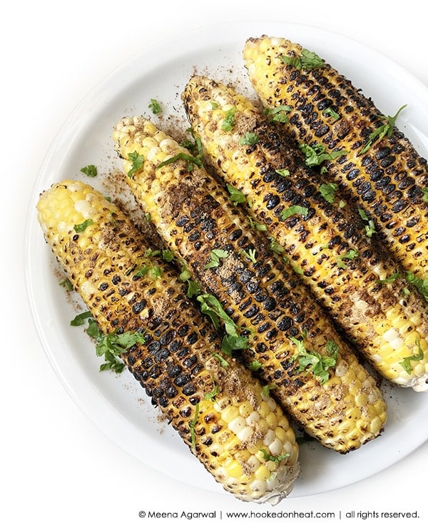 Spiced Grilled Corn – Indian-style (Bhutta)