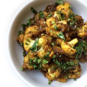 Achari Gobhi (Indian style Spiced Cauliflower) Hooked on Heat