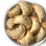 Recipe for Gujiya taken from www.hookedonheat.com. Visit site for detailed recipe.