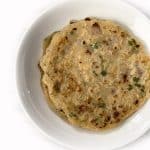 A plate of Sooji Chilla (Savoury Semolina Pancakes)
