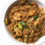 A bowl of Mee Hoon Goreng, or Malay-style Fried Vermicelli Noodles