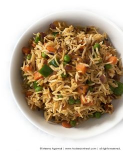 Tawa Pulao (Indian-style Fried Rice)