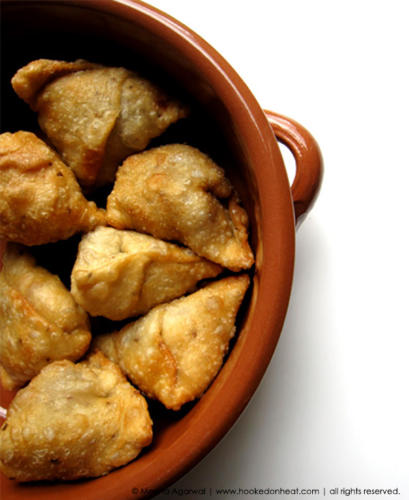 Minty Potato Samosas