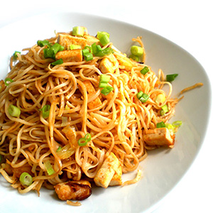 Tofu Garlic Noodles